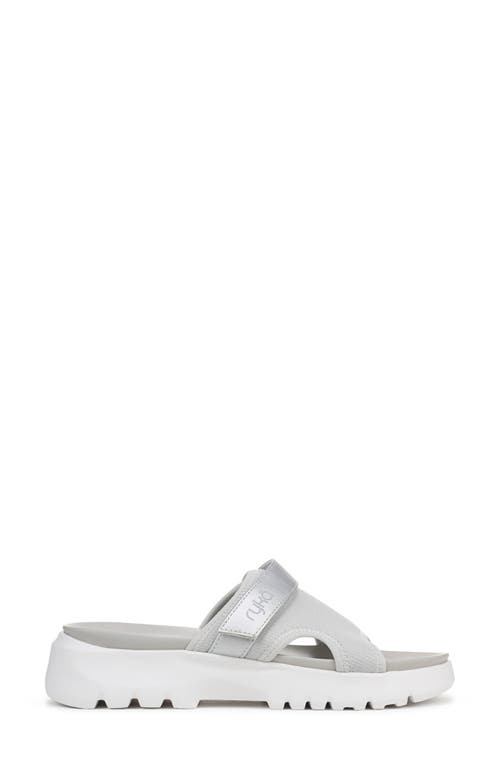 Ryka Women's Brilliant Sport Slide Sandals In Oyster Grey