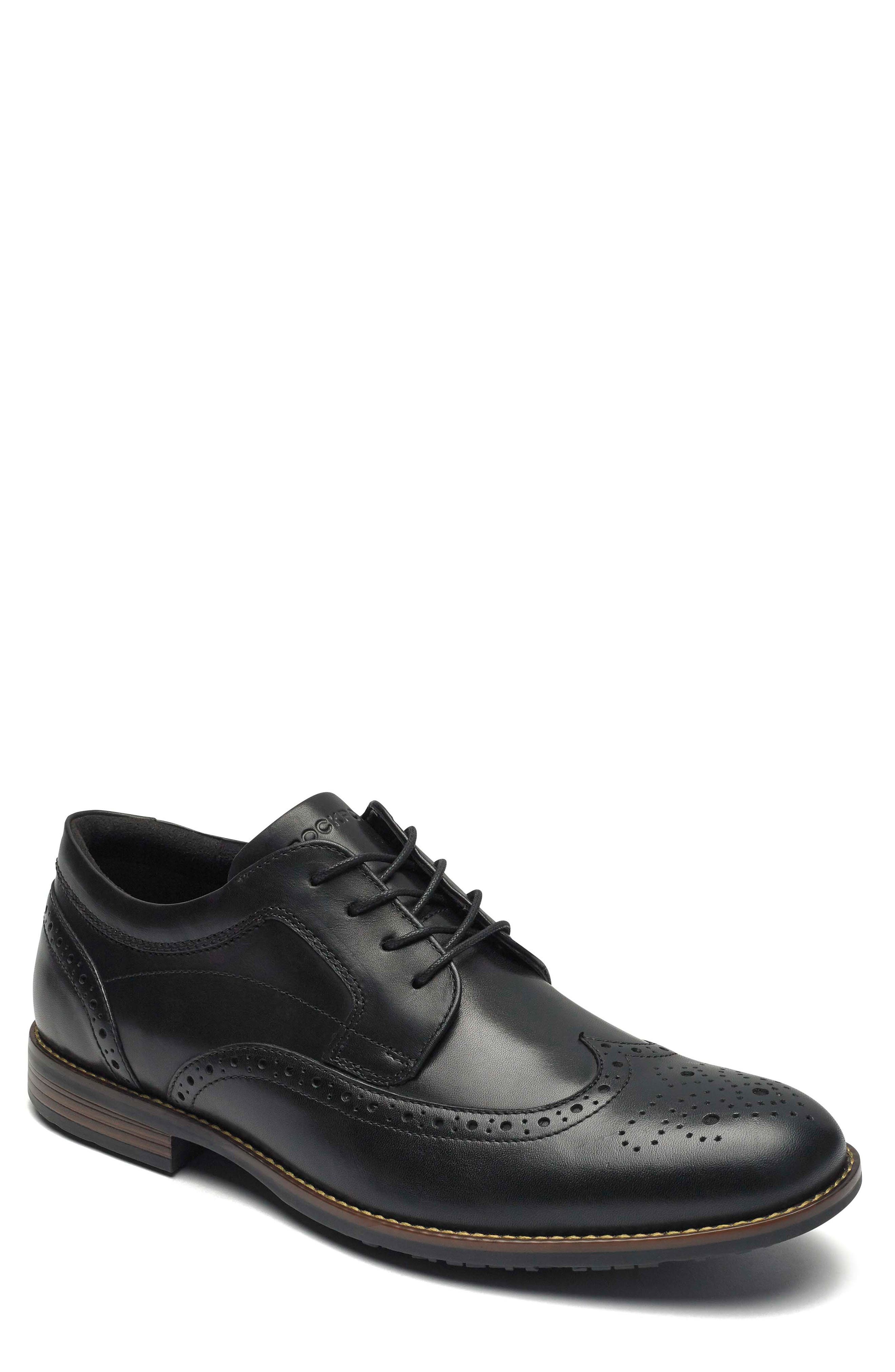 Rockport Dustyn Waterproof Wingtip, Main, color, 