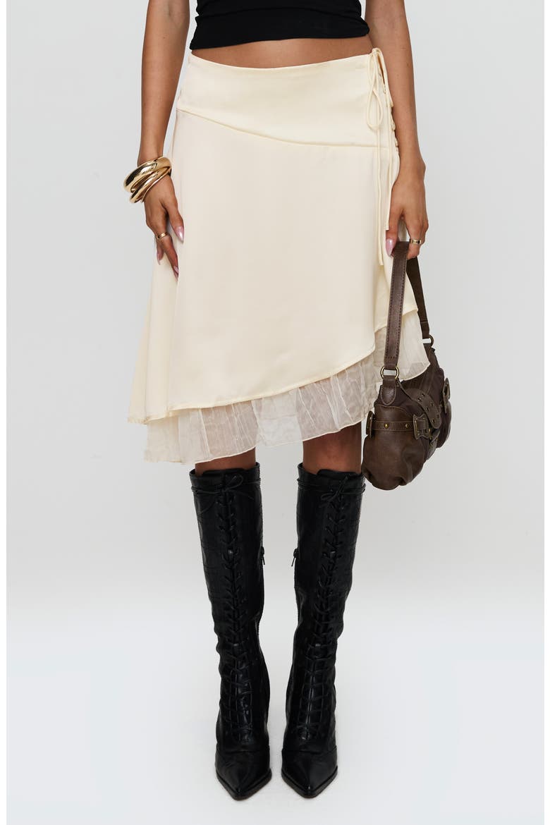 Rosemead Layered Asymmetric Satin Skirt (Women) | Nordstrom