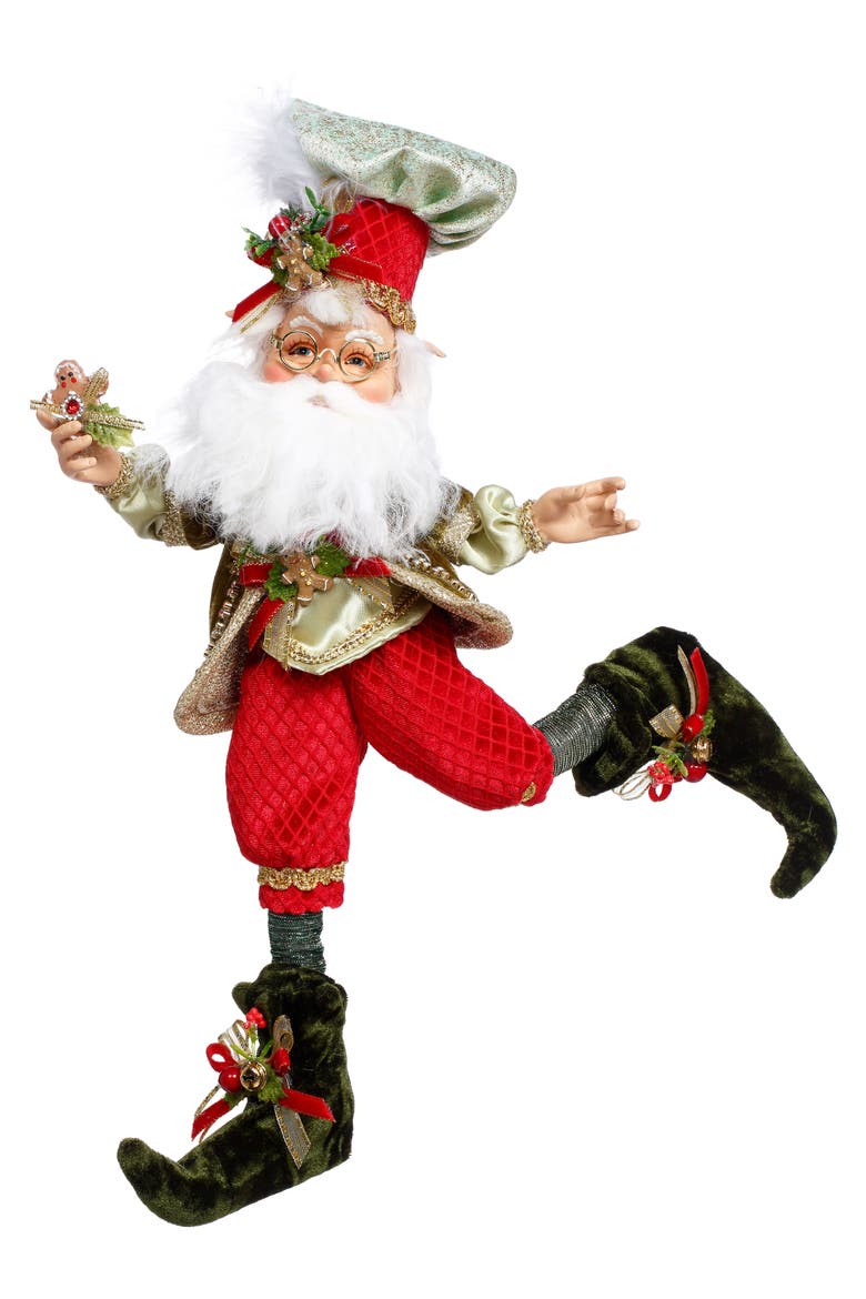 North Pole Gingerbread Elf, Small, Main, color, Red