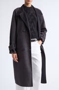 Eleventy Military Double Breasted Wool & Cashmere Coat