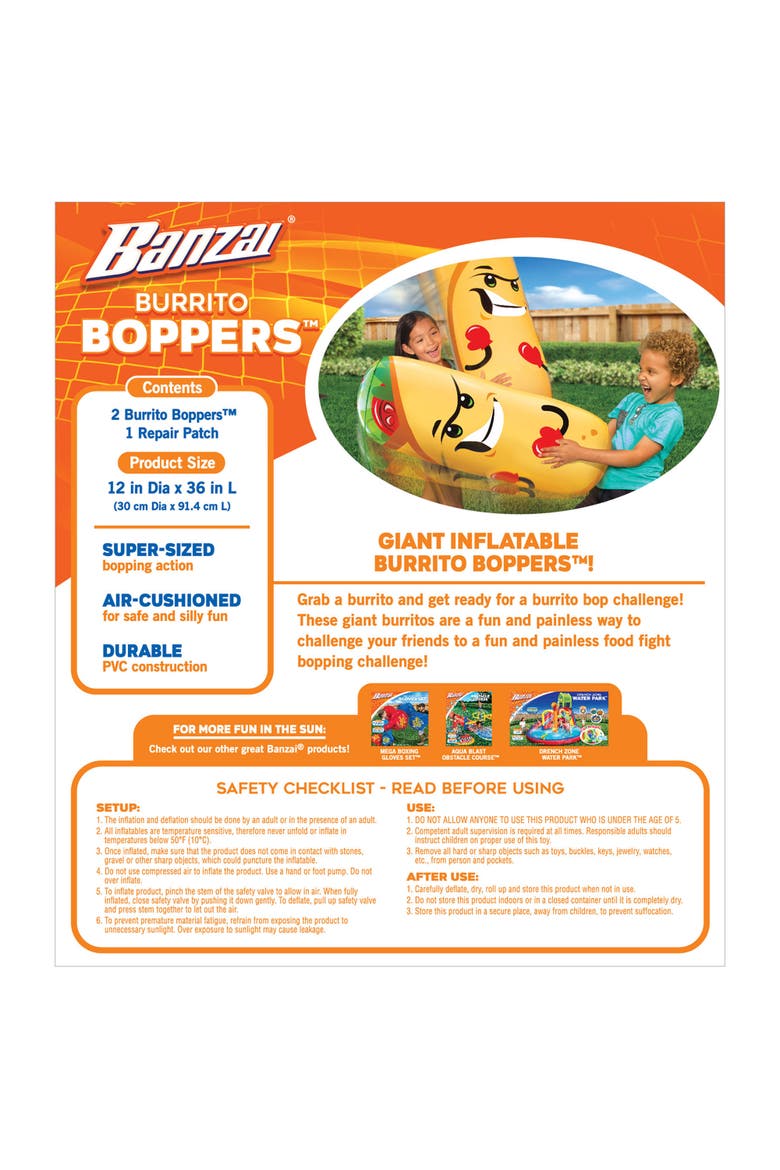 2 Inflatable 36in Bumpers Toys, Alternate, color, Multicolored