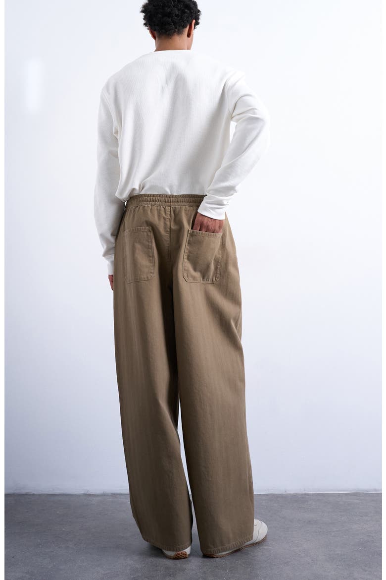 Herringbone Pants, Alternate, color, KHAKI