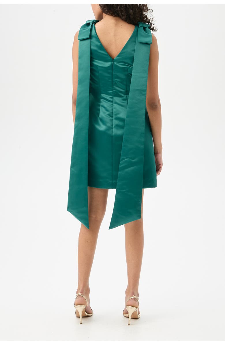Trina Turk Priscilla Satin Cocktail Dress, Alternate, color, Opulent Ivy