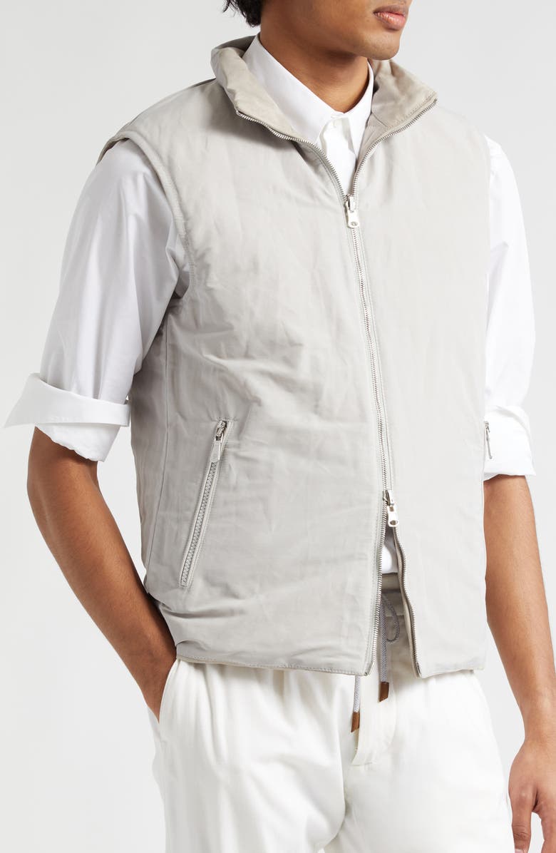 Eleventy Down Reversible Vest, Alternate, color,