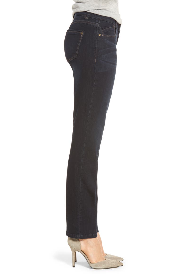 Ab-Solution Straight Leg Jeans (Nordstrom Exclusive), Alternate, color, INDIGO