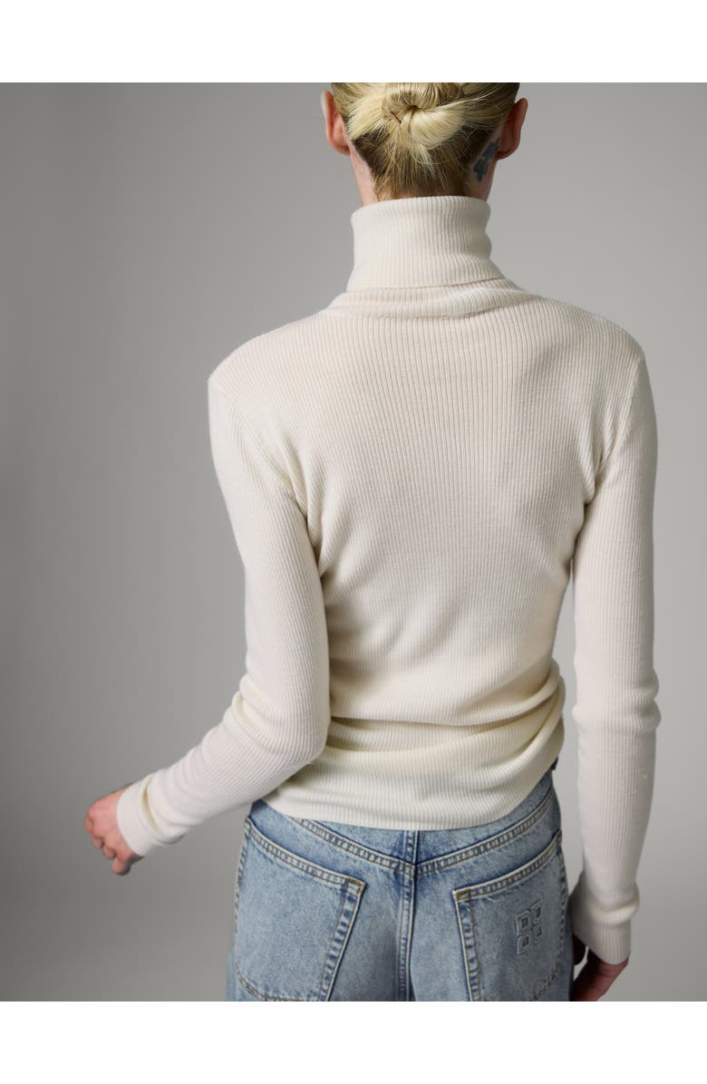 DAY Birger et Mikkelsen Sierra Roll Neck Slim Fit Sweater, Alternate, color, Ivory Shade