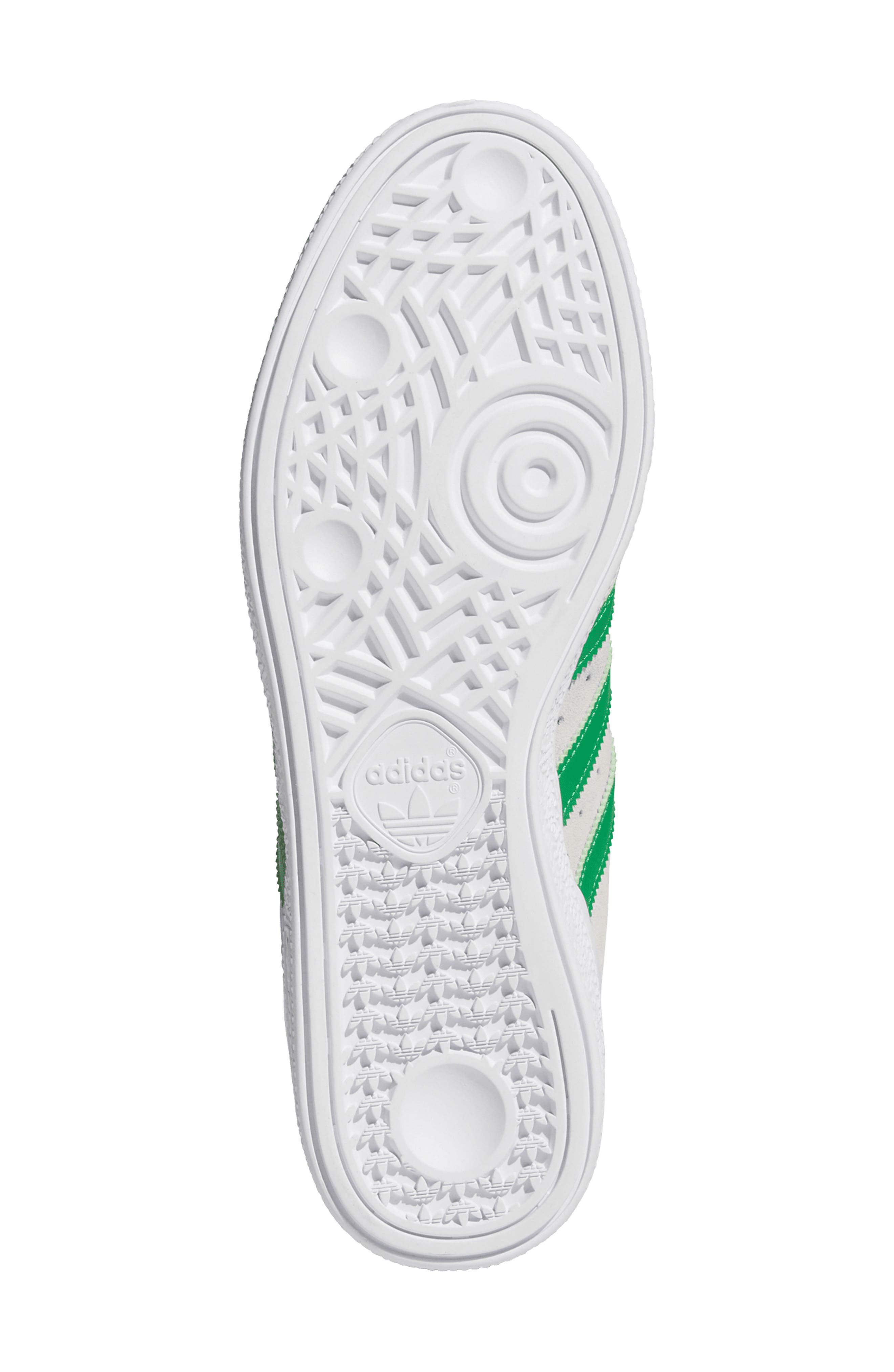 adidas Busenitz Skate Sneaker, Alternate, color, Crystal White/ Gold Metallic