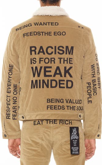 Type II Corduroy Jacket with High Pile Fleece Lining
