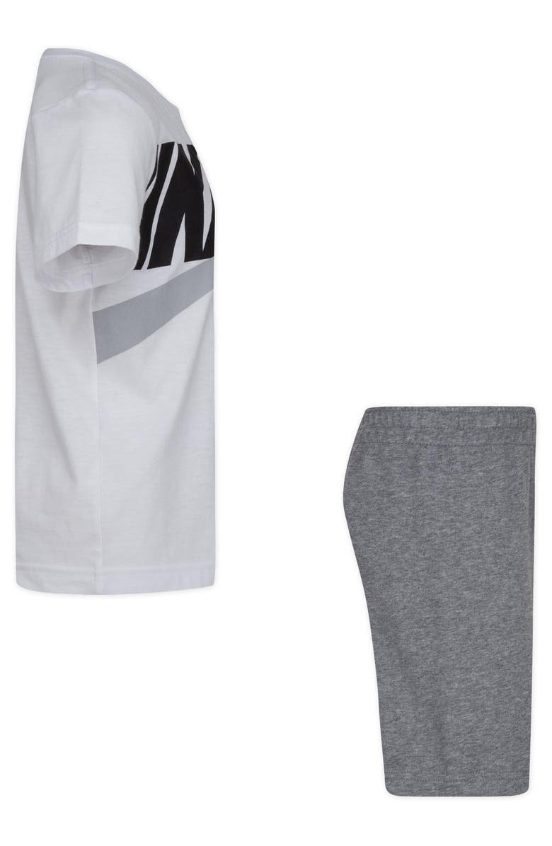 Nike Kids' Swoosh Tee & Cargo Shorts 2-Piece Set, Alternate, color, Carbon Heather