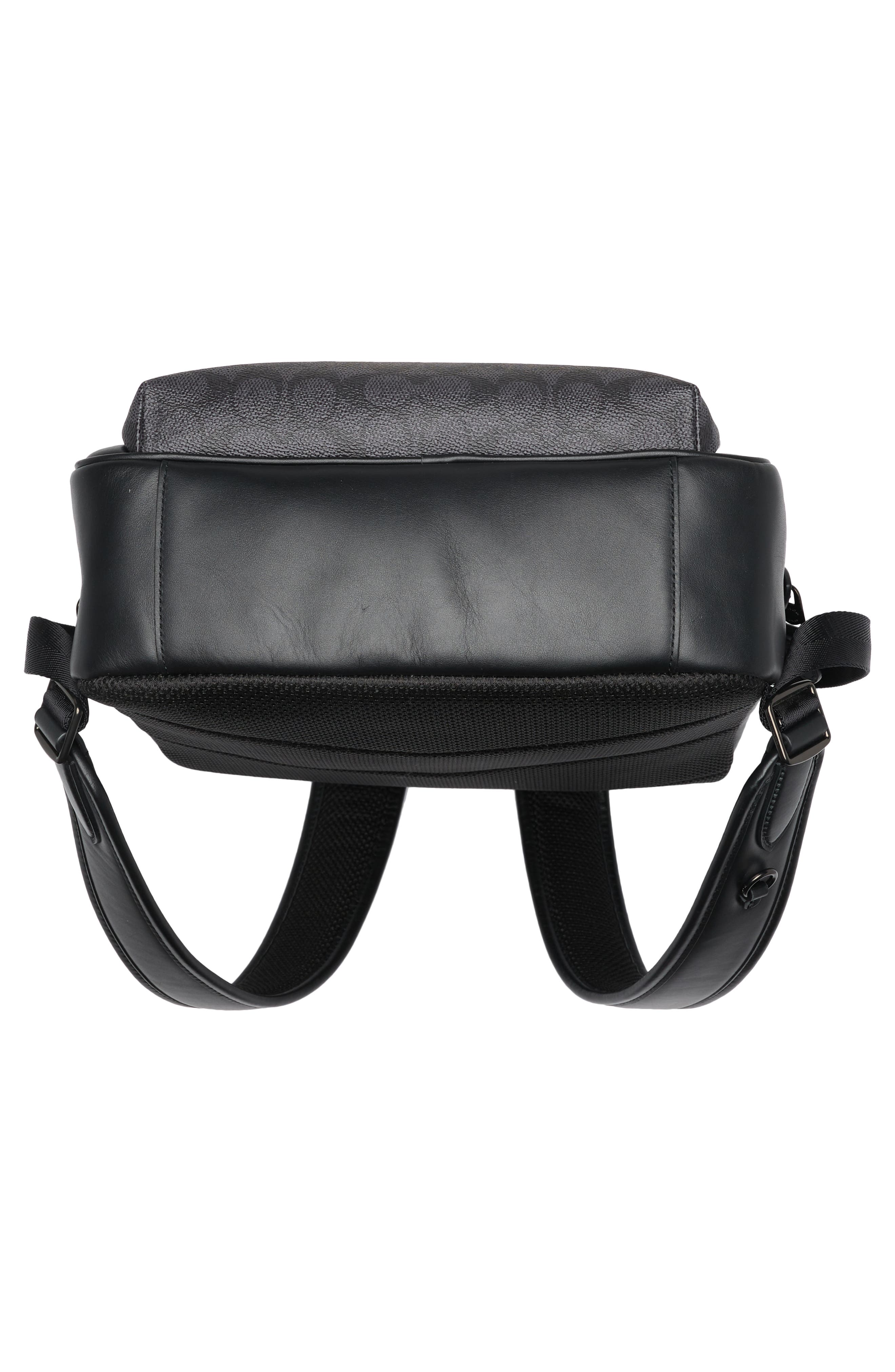COACH Gotham Leather Backpack, Alternate, color, 
