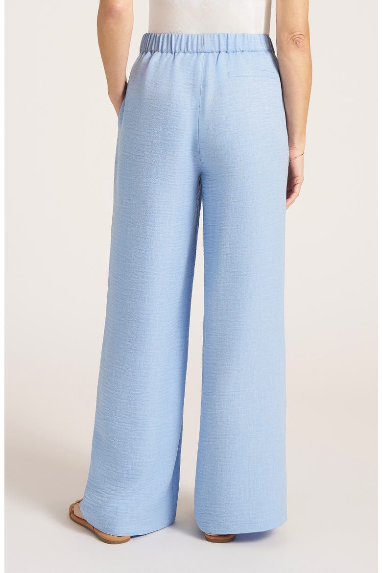Sadie Wide Leg Pull-On Pants, Alternate, color, CHAMBRAY