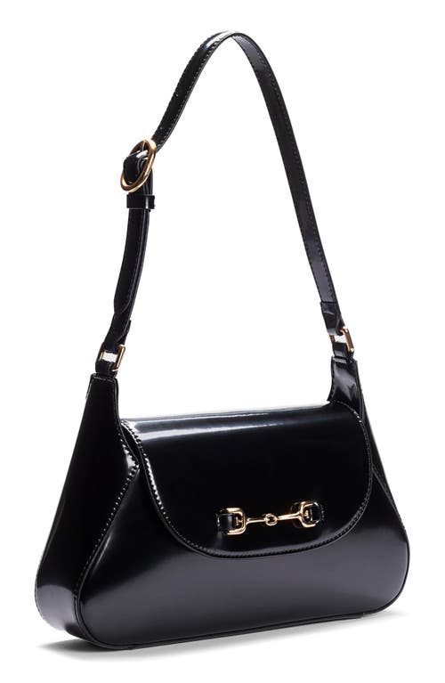 SAM EDELMAN SAM EDELMAN LORAINE FLAP LEATHER SHOULDER BAG