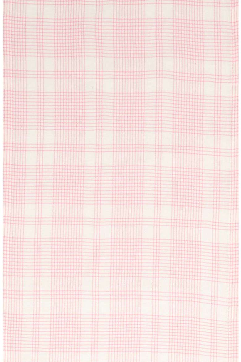 Marianne Plaid Table Runner, Alternate, color, PEONY