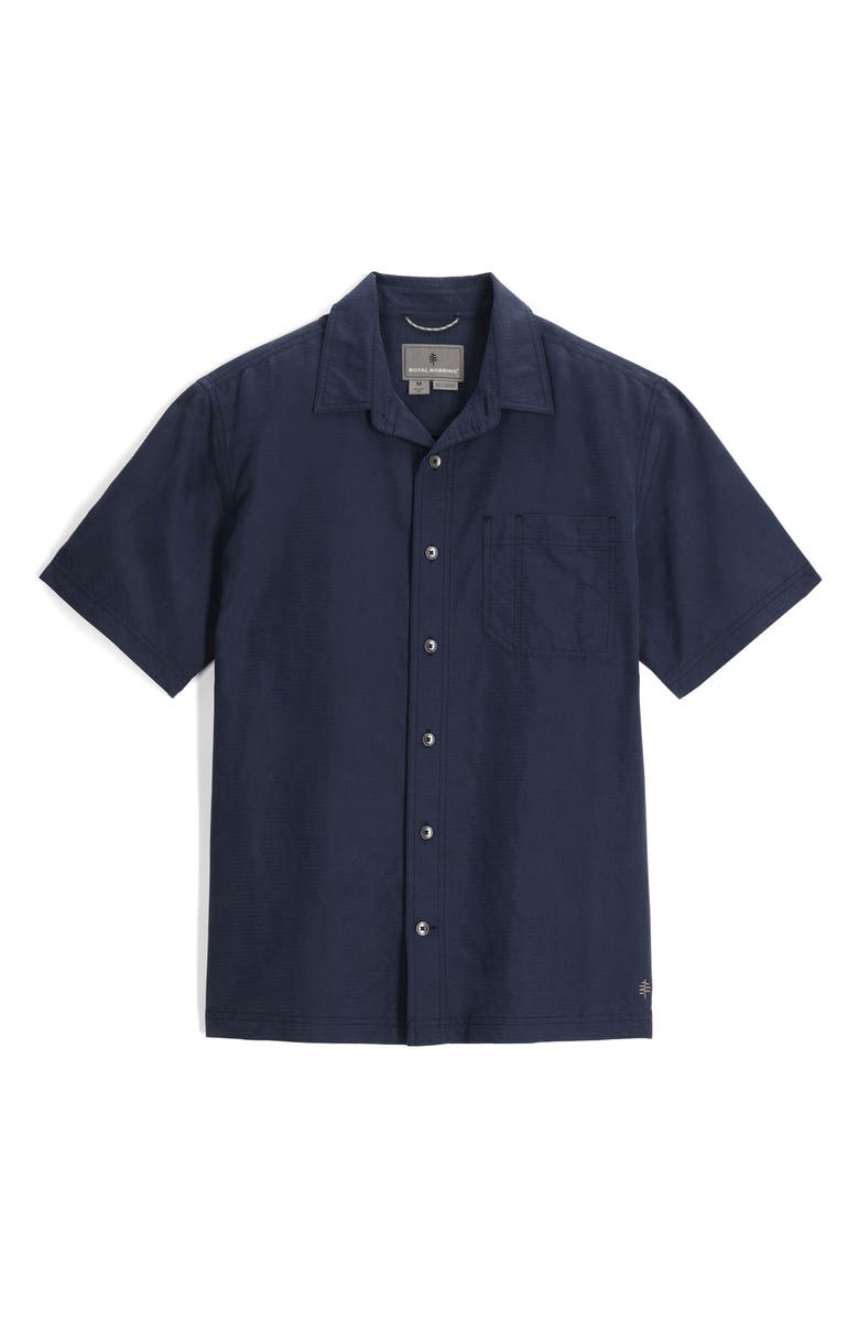 ROYAL ROBBINS Desert Pucker Button-Up Shirt, Main, color, Naval
