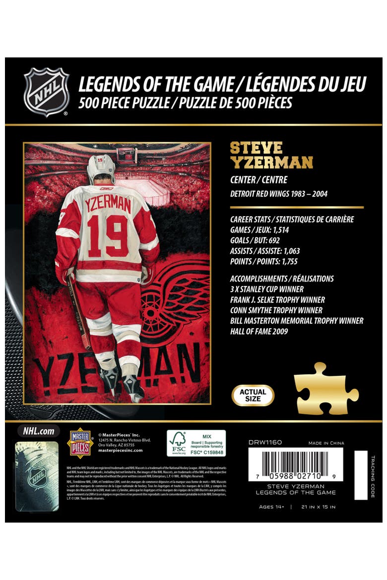 Steve Yzerman 500 Piece Jigsaw Puzzle, Alternate, color, Multicolor