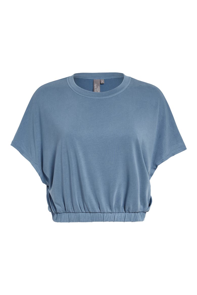 Peaceful Split T-Shirt, Alternate, color, STELLAR BLUE