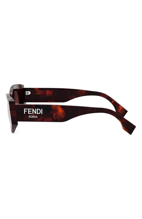 Fendi ' Roma 52mm Oval Sunglasses