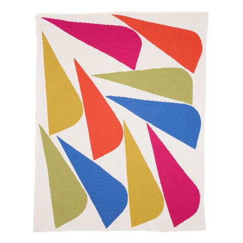 Easy Breezy Knit Throw Blanket