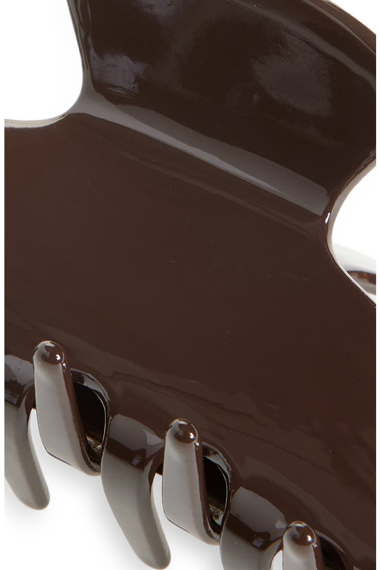 Monet Claw Clip, Alternate, color, BROWN
