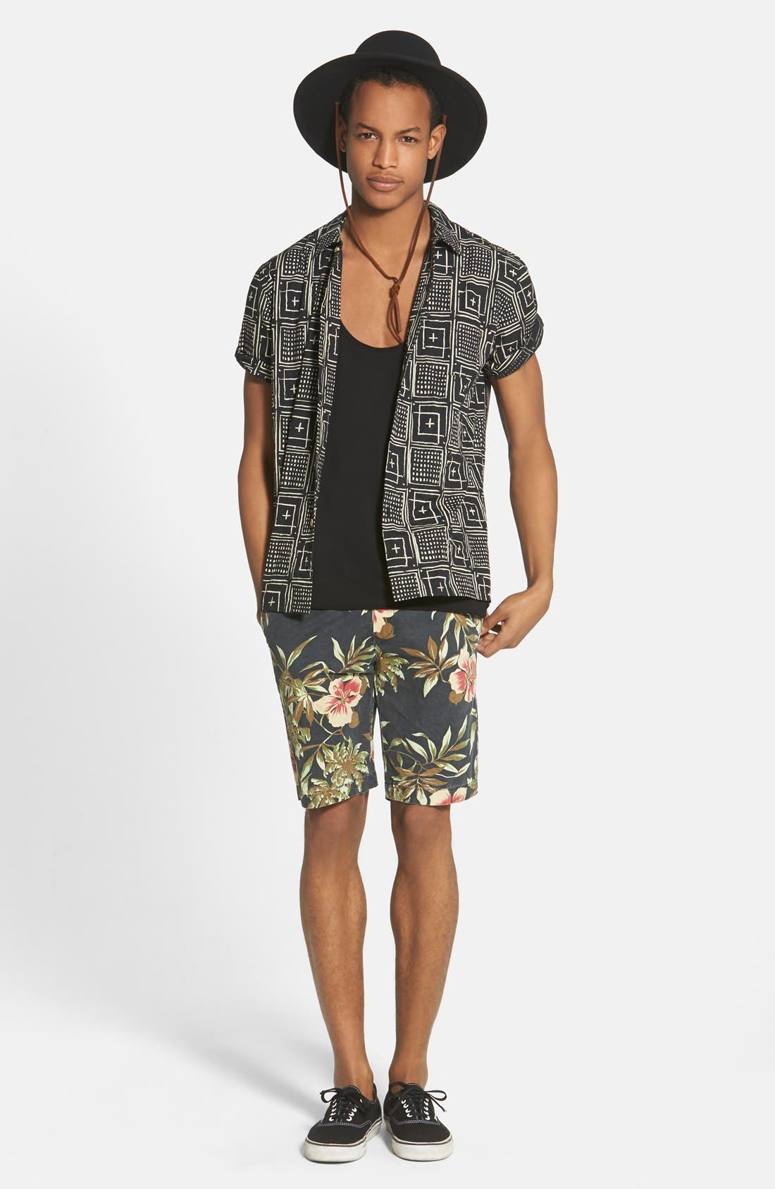 Vans Authentic Sneaker, Alternate, color, Black