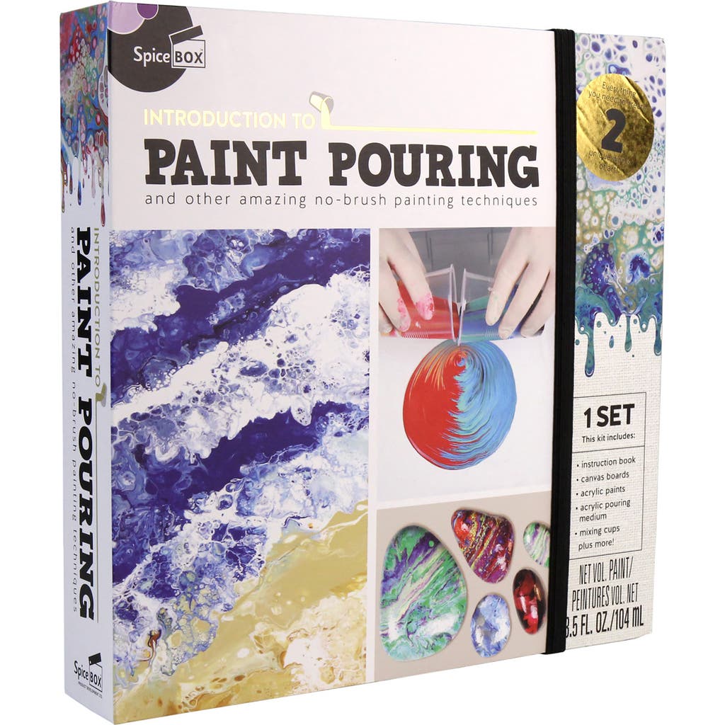 Introduction To Paint Pouring Kit in Multicolored  product