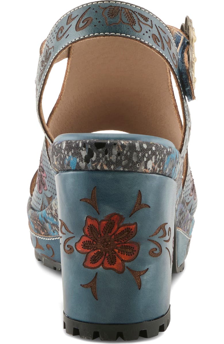 L'Artiste by Spring Step Jawdrop Sandal, Alternate, color, Navy Multi