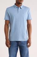 Calvin Klein Classic Fit Embroidered Slub Knit Polo
