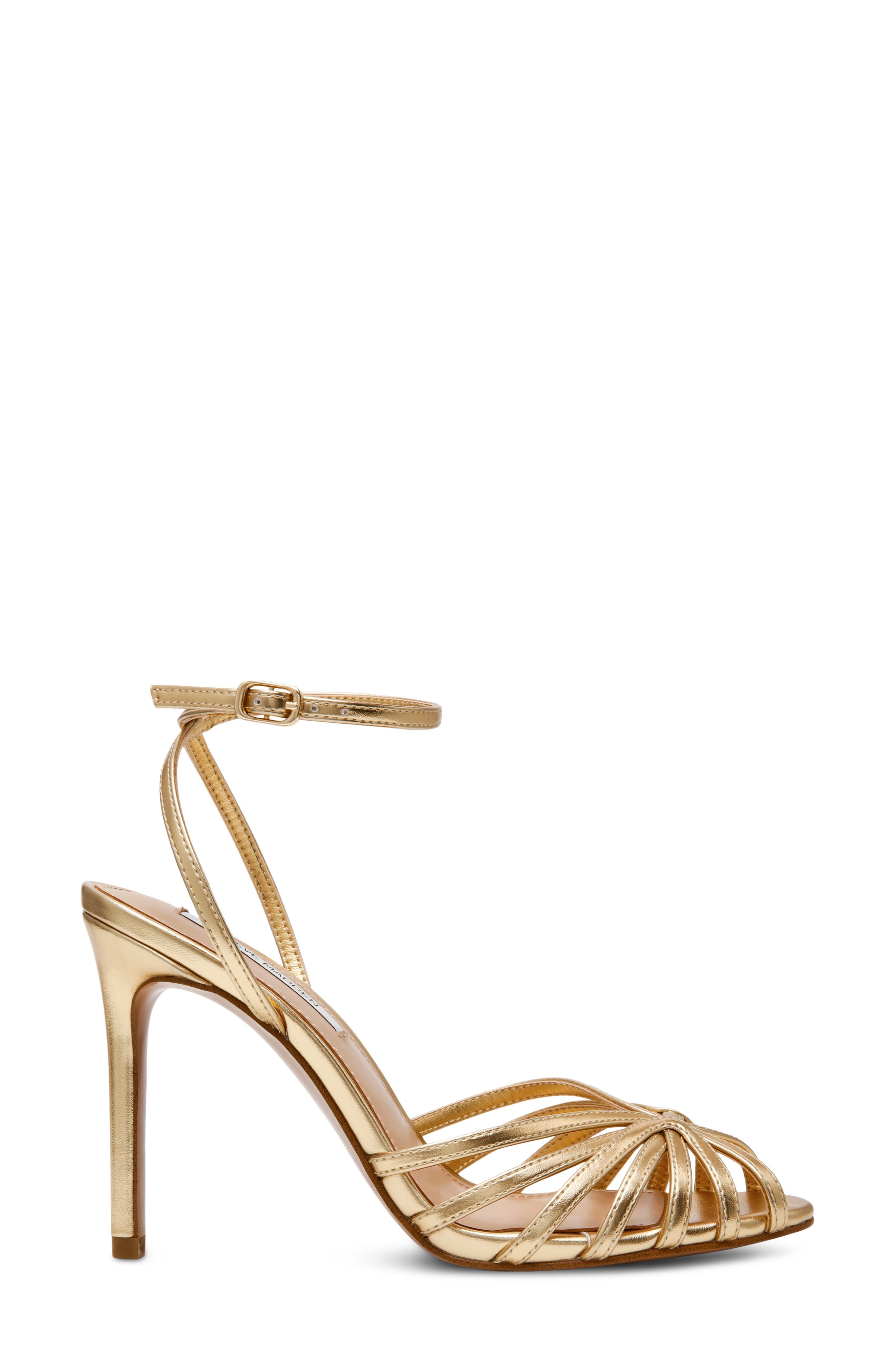 Mizuna Ankle Strap Sandal, Alternate, color, GOLD