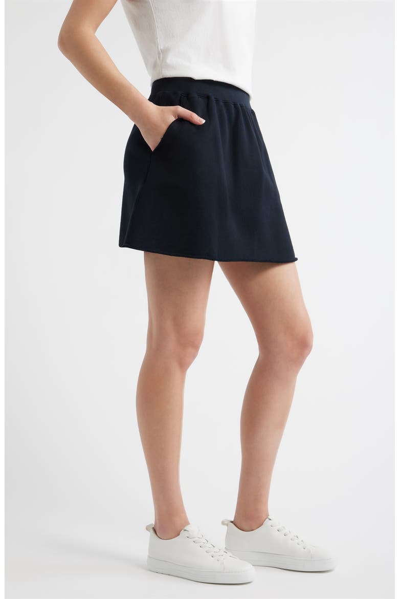 Kennedy Cotton A-Line Skirt, Alternate, color, BRITISH ROYAL NAVY