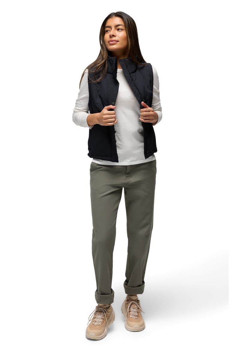 Encinitas Quilted Vest, Alternate, color, BLACK