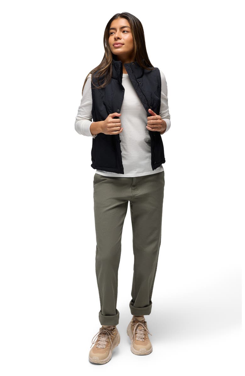 prAna Encinitas Quilted Vest, Alternate, color, Black