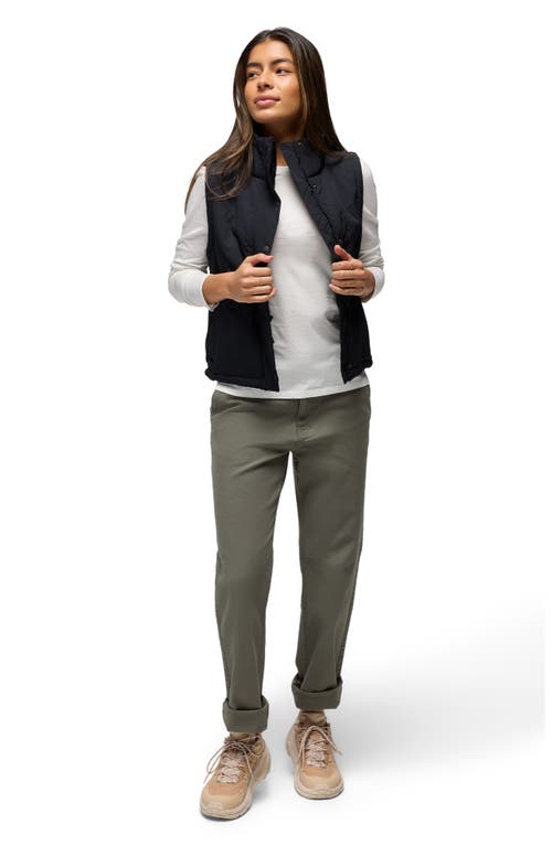 Prana Encinitas Quilted Vest In Blue