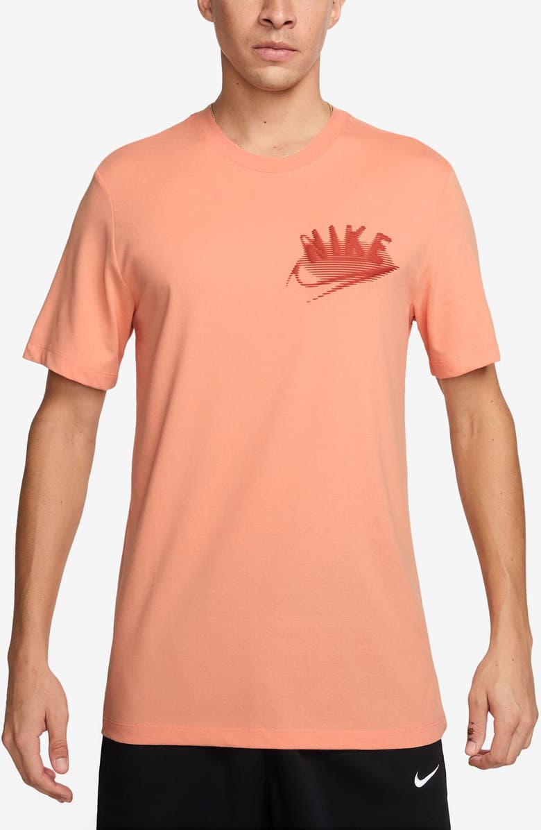 Nike Dri-FIT Cotton Blend Fitness T-Shirt, Main, color, Apricot Agate