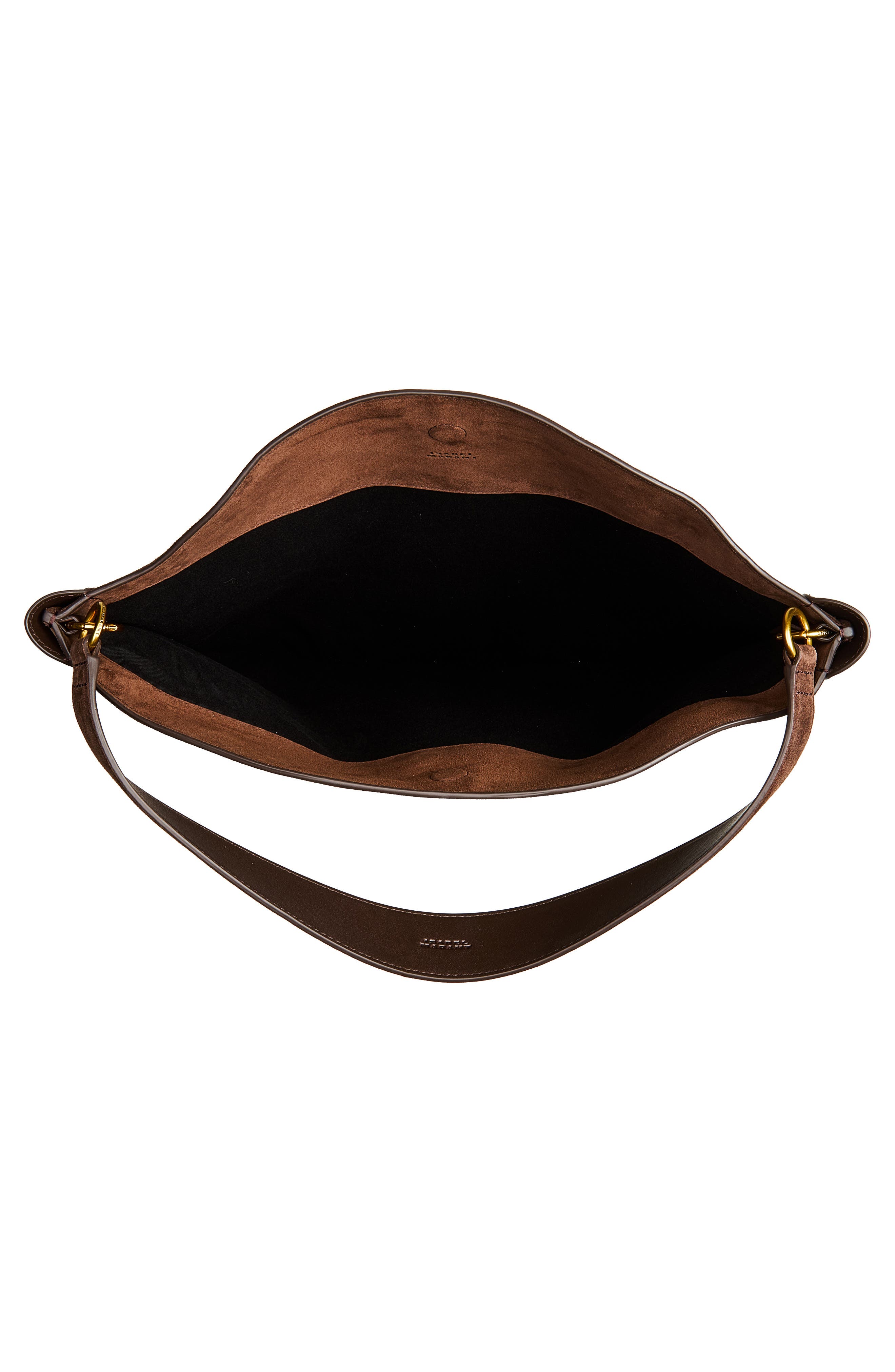 Oskan Suede Hobo Bag, Alternate, color, COFFEE