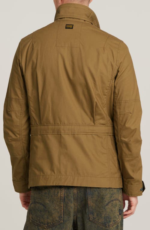 G-star Rovic Slim Fit Water Repellent Field Jacket In Kangaroo