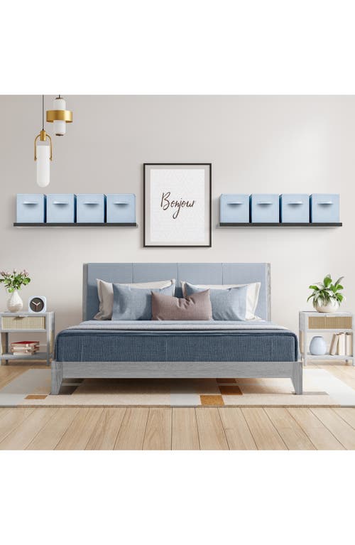 Sorbus 8-pack Foldable Storage Cube Bins In Pastel Blue