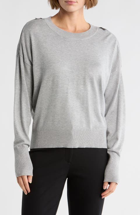 Zip Trim Sweater