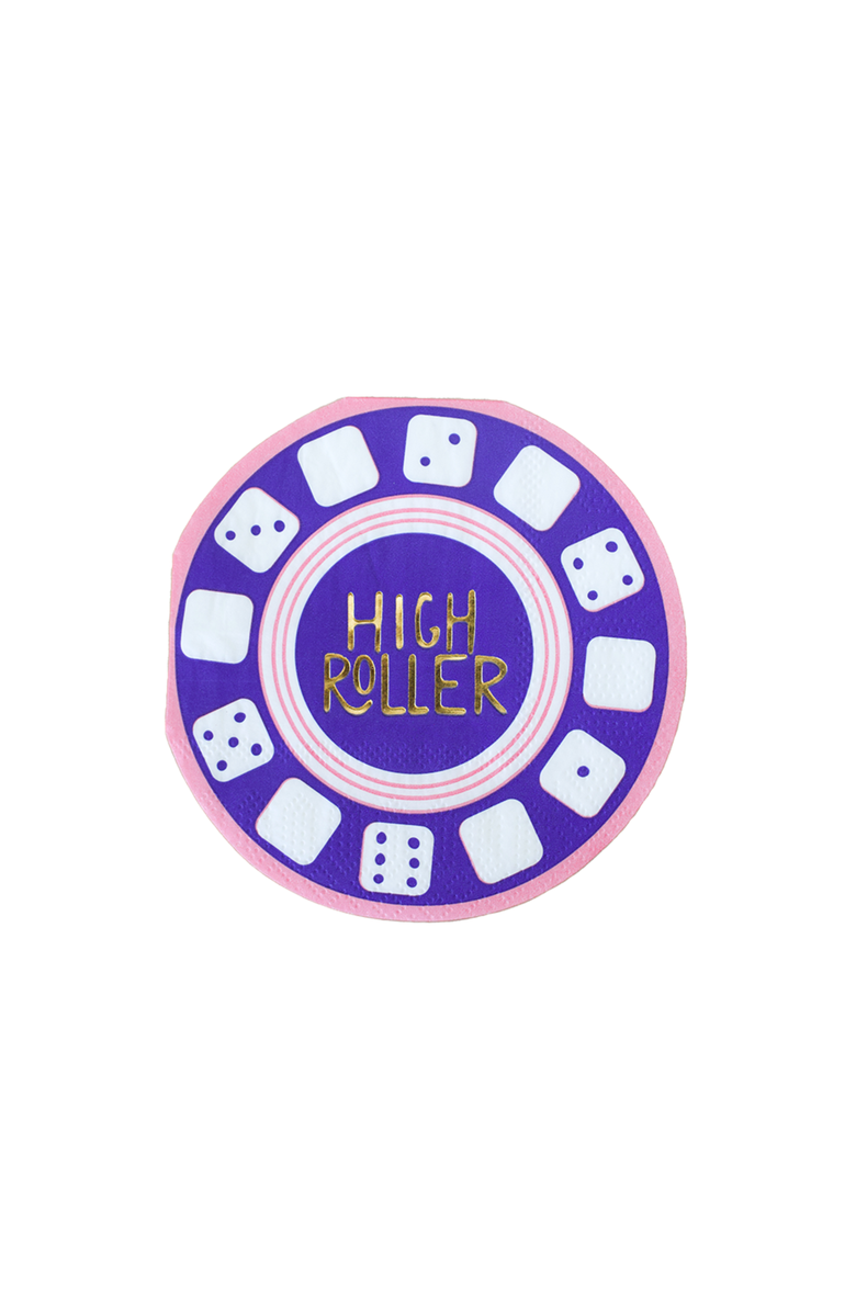 Jollity & Co. High Roller Cocktail Napkins, Main, color, Assorted Pre-Pack