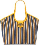 Kurt Geiger London Large Chelsea Stripe Tote Bag