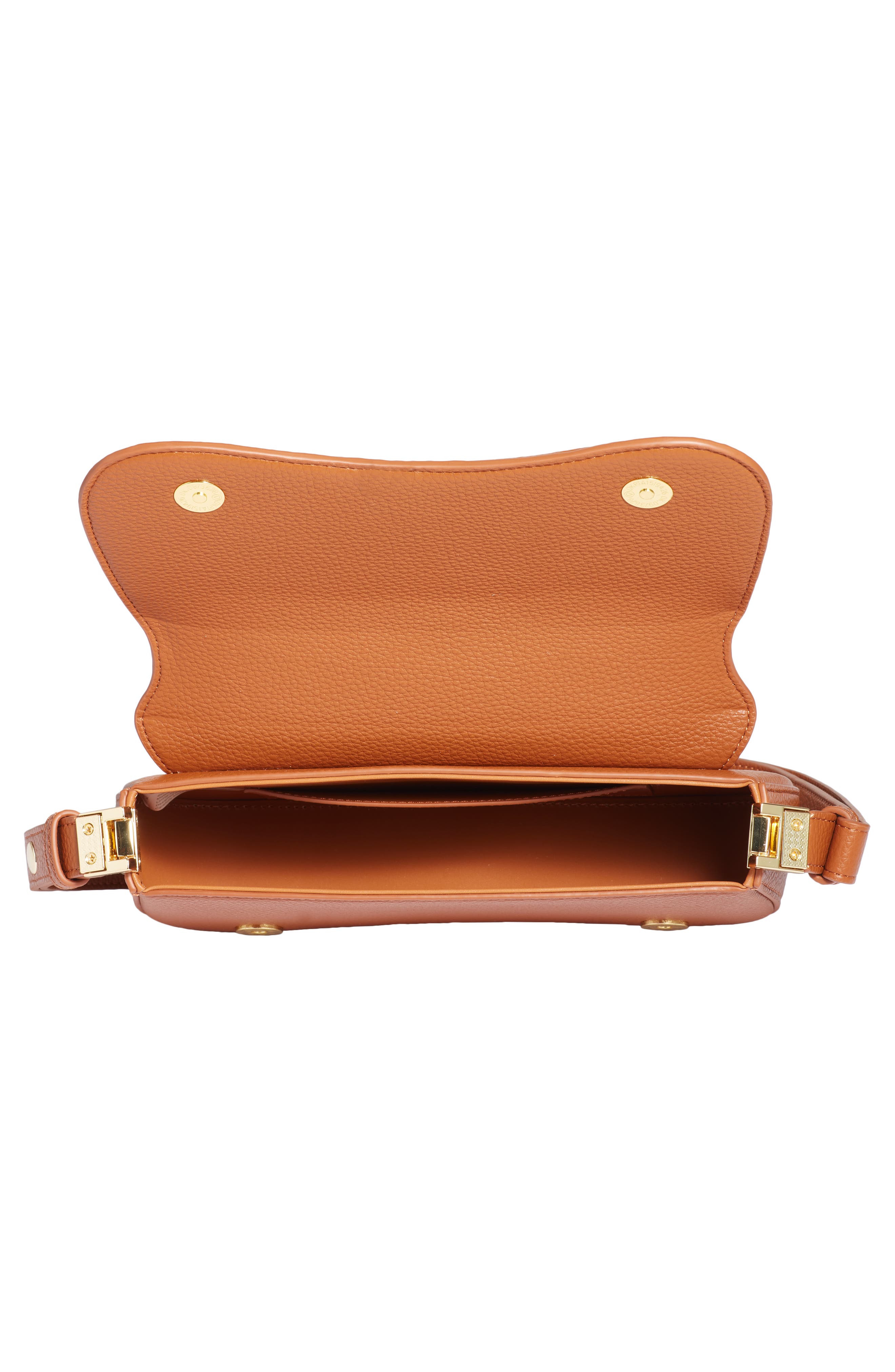 Joy Faux Leather Shoulder Bag, Alternate, color, BROWN