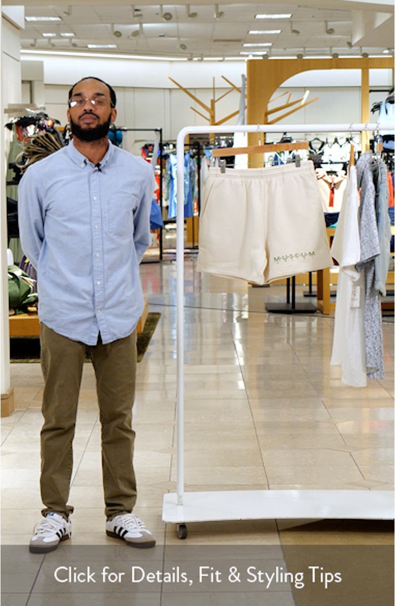 Billboard Logo Graphic Sweat Shorts, sales video thumbnail