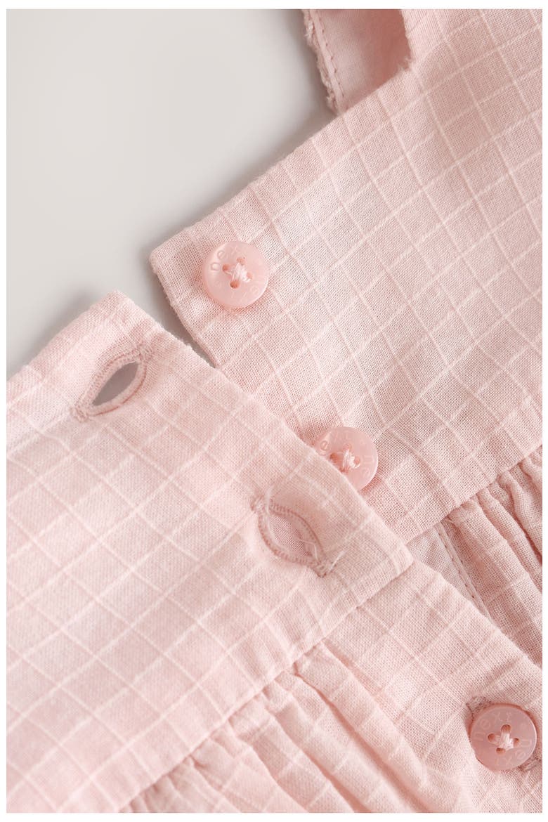 Floral Embroidered Bubble Dress & Bloomers Set, Alternate, color, PINK