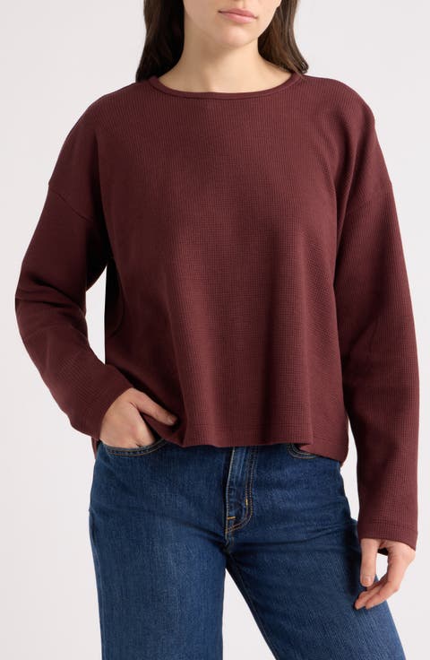 Waffle Knit Box Top