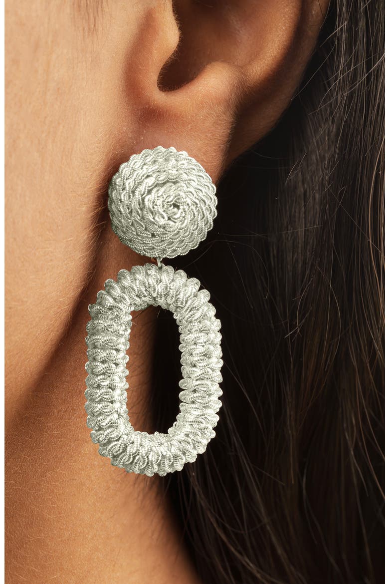 Roula Drop Earrings, Alternate, color, SILVER