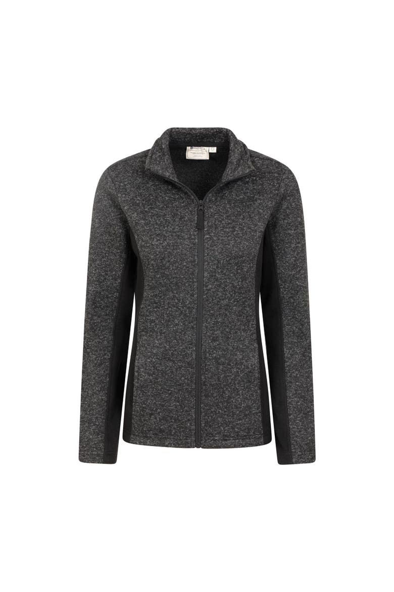 Idris Panelled Fleece Jacket, Alternate, color, Black