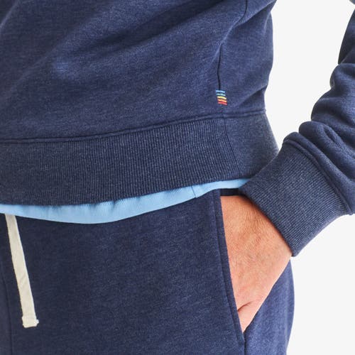 Primary Adult Cozy Fleece Quarter-zip Sweatshirt In Blue