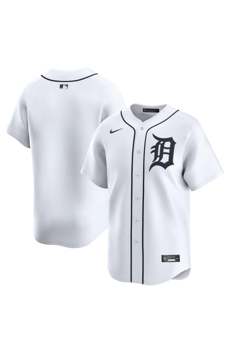 Nike Men's Nike White Detroit Tigers Home Limited Jersey, Main, color, 