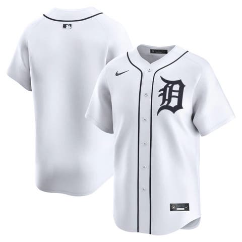 Men's Nike White Detroit Tigers Home Limited Jersey