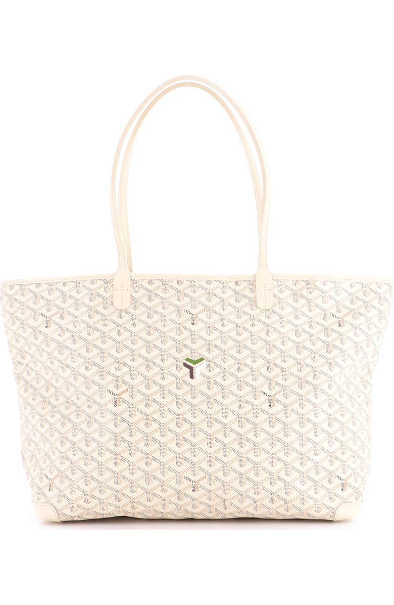 Pre-Owned Goyard Artois Tote Coated Canvas MM, Main, color, Neutral